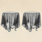 Scandinavian Clear Acrylic Round End Table