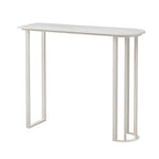 Modern Free Form White Stone Iron Base Bar Tables