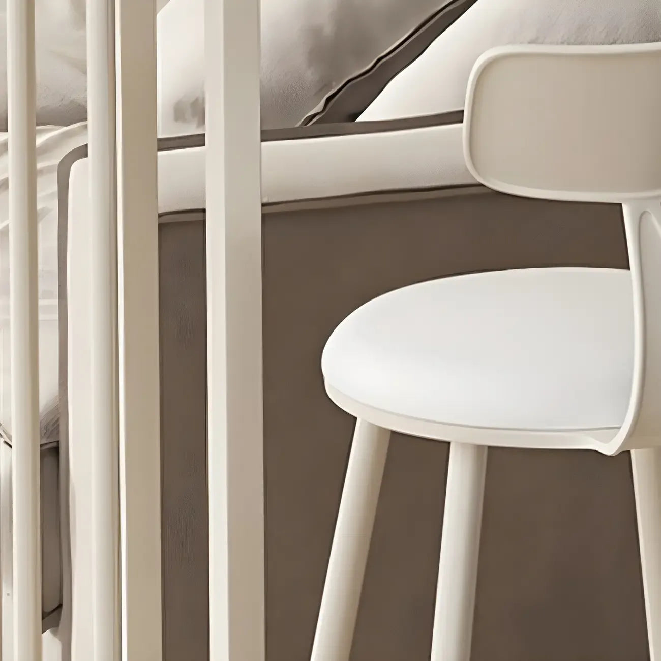 Modern Free Form White Stone Iron Base Bar Tables