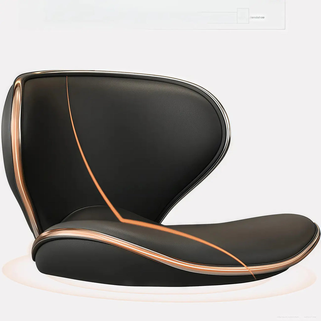 Leather Cushioned Saddle Swivel Adjustable Bar Stool