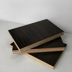 Contemporary Wood Multi-Shelf Black Storage Bookcase