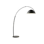 Large Modern Minimalist Adjustable Metal Arc Dome Floor Lamp