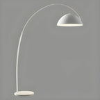 Large Modern Minimalist Adjustable Metal Arc Dome Floor Lamp