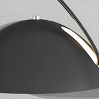 Large Modern Minimalist Adjustable Metal Arc Dome Floor Lamp
