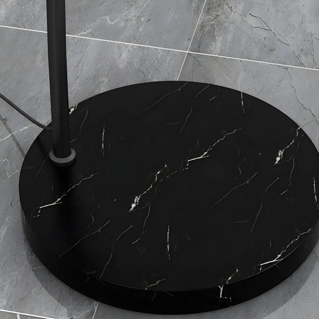 Large Modern Minimalist Adjustable Metal Arc Dome Floor Lamp