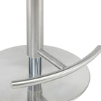 Modern Upholstered Leather Swivel Bar Stools with Adjustable Height