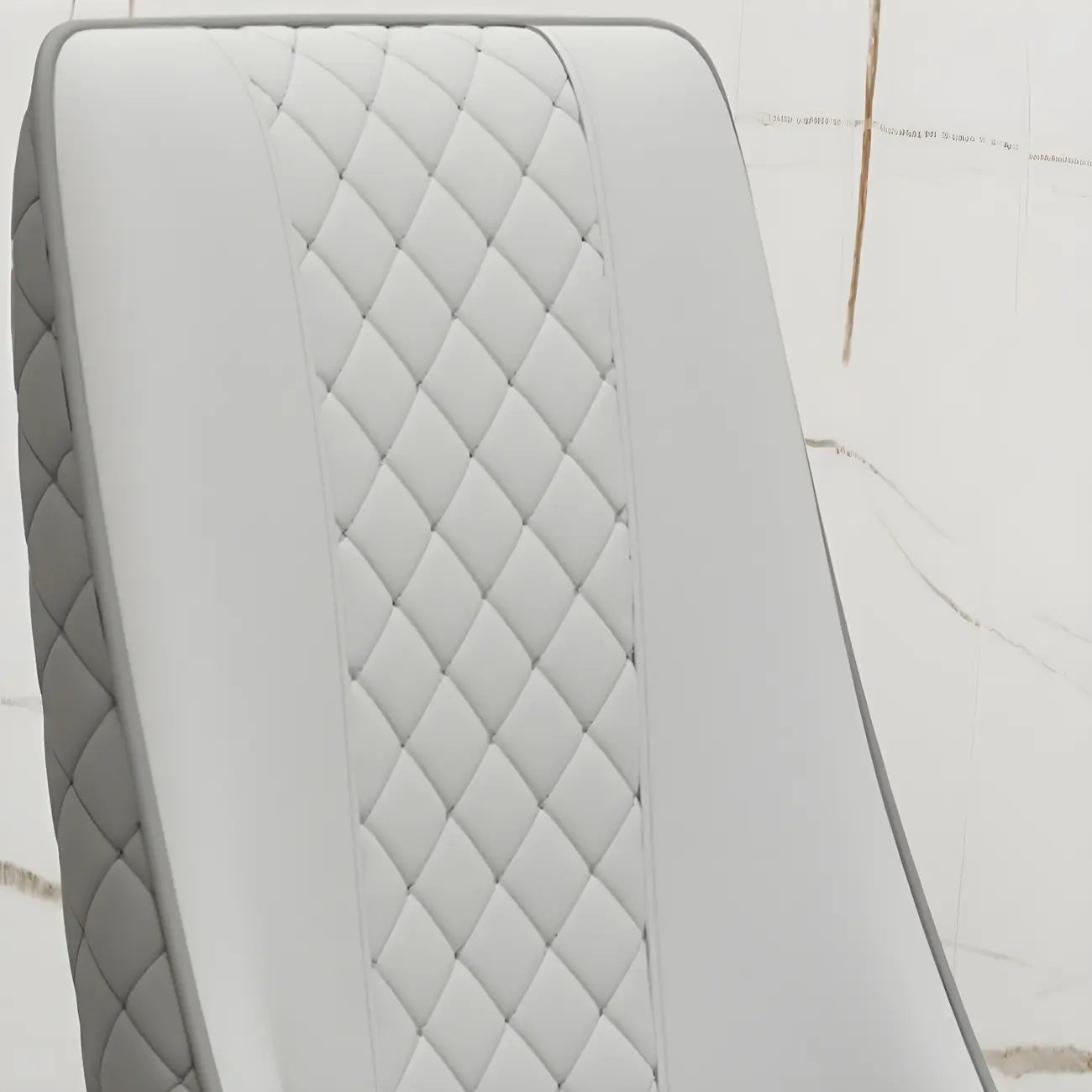 Modern Leather Full Back Upholstered Dining Chair