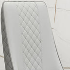 Modern Leather Full Back Upholstered Dining Chair
