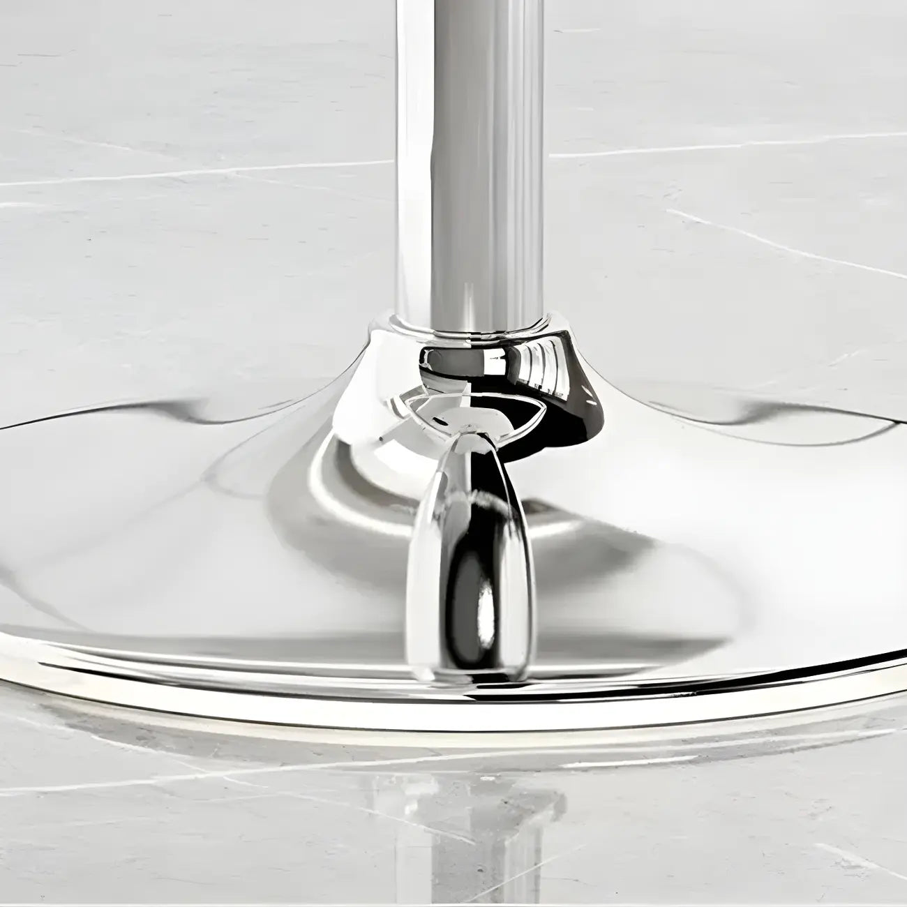 Modern Swivel Cushioned Acrylic Bar Stools with Backs