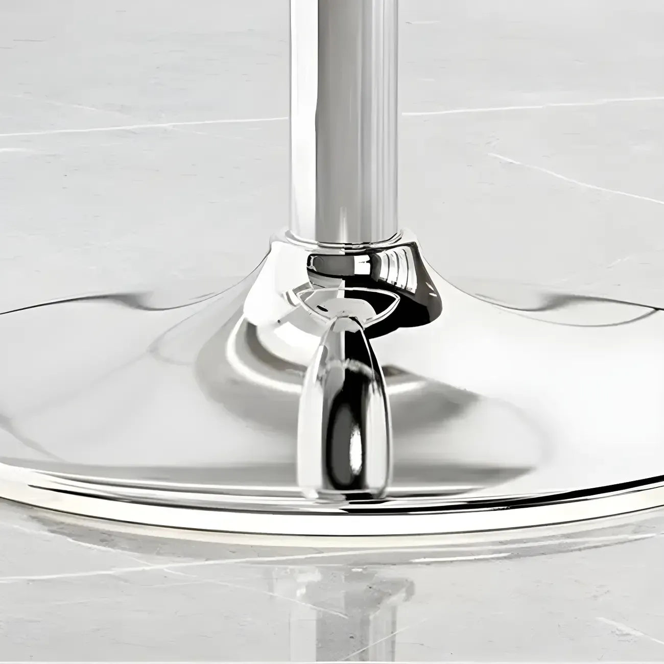 Modern Swivel Cushioned Acrylic Bar Stools with Backs