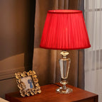 Geometric Multicolor Crystal Table Lamp for Bedside Lighting