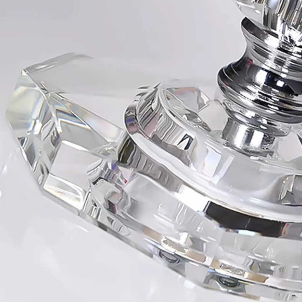 Geometric Multicolor Crystal Table Lamp for Bedside Lighting