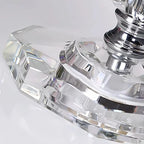 Geometric Multicolor Crystal Table Lamp for Bedside Lighting
