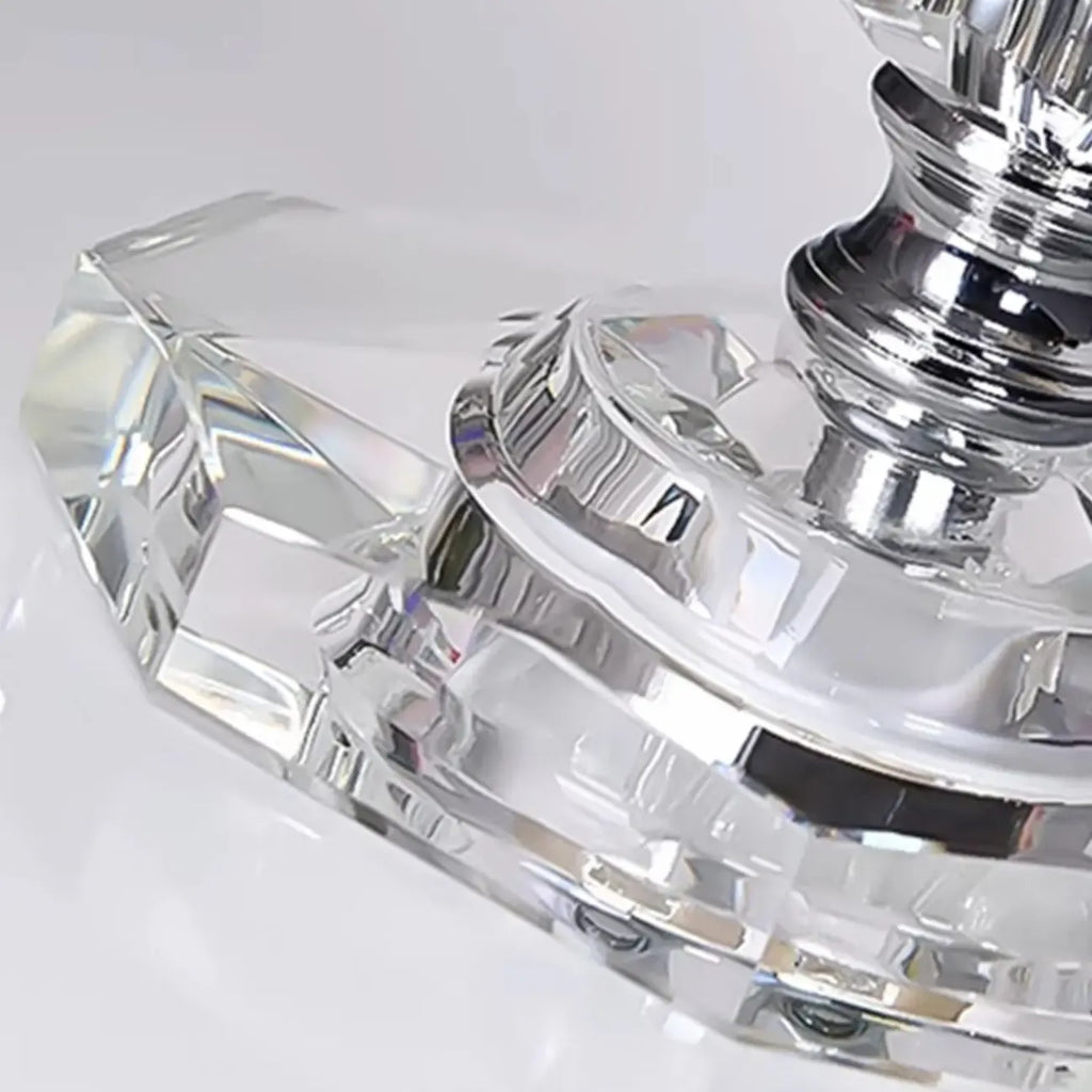 Geometric Multicolor Crystal Table Lamp for Bedside Lighting
