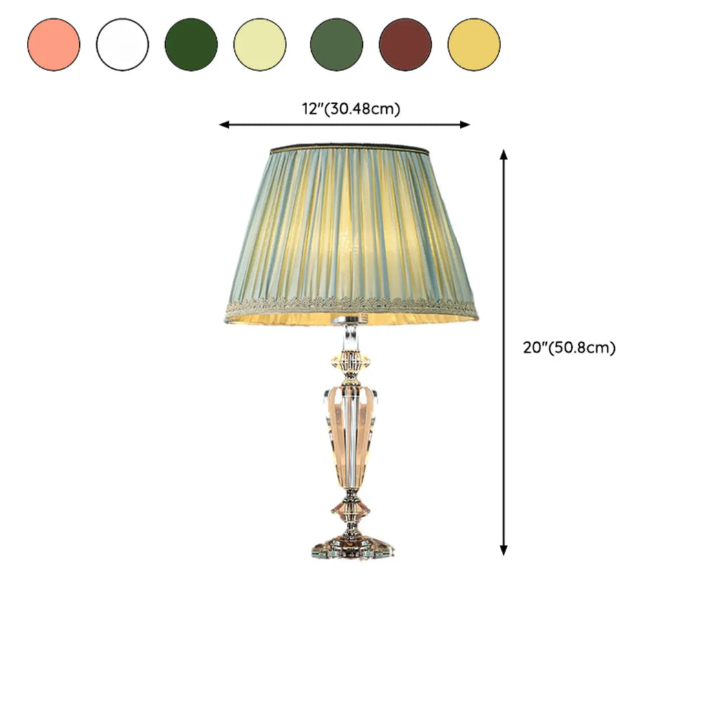 Geometric Multicolor Crystal Table Lamp for Bedside Lighting