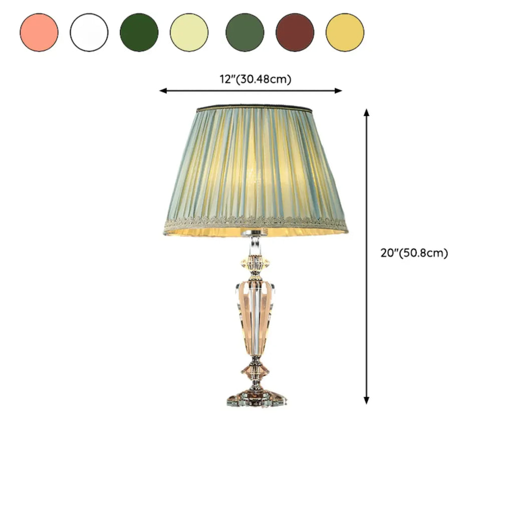 Geometric Multicolor Crystal Table Lamp for Bedside Lighting