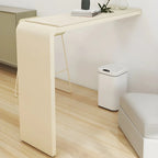 Modern Beige Stone Metal Wall Mounted Bar Tables