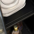 Modern Grey Stone Metal Base Storage Bar Tables for Kitchen