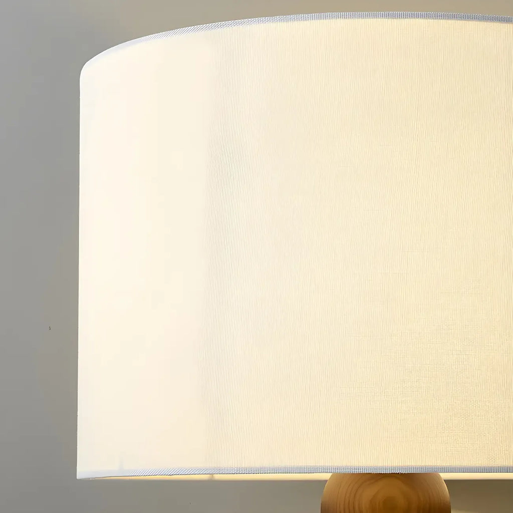 63 Traditional Standing Floor Lamp with Fabric Shade for Home