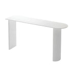 Modern Stone White Steel Base Bar Table for Living Room
