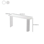 Modern Stone White Steel Base Bar Table for Living Room