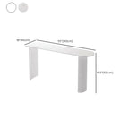 Modern Stone White Steel Base Bar Table for Living Room