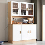 Large Wooden Acrylic Display Storage Adjustable Buffet Cabinet
