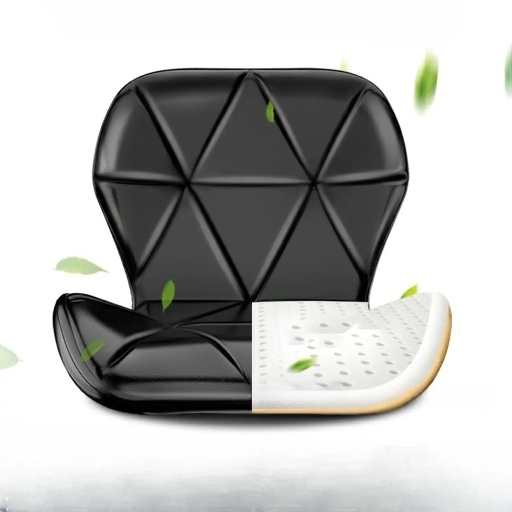 Square Adjustable Swivel Leather Bar Stools with Back