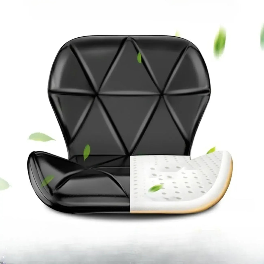 Square Adjustable Swivel Leather Bar Stools with Back