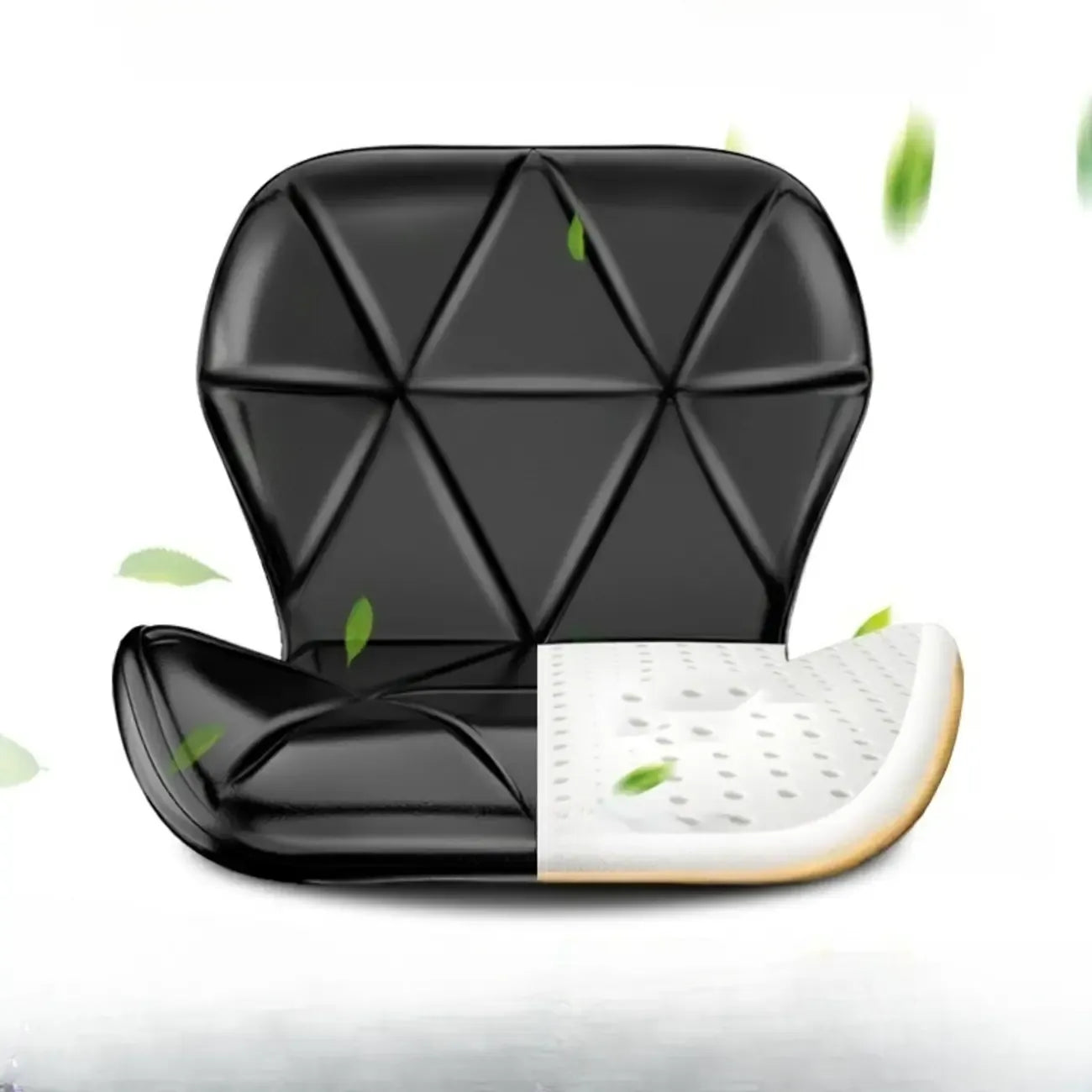 Square Adjustable Swivel Leather Bar Stools with Back