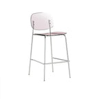 Modern Metal Counter Height Acrylic Bar Stools