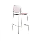 Modern Metal Counter Height Acrylic Bar Stools