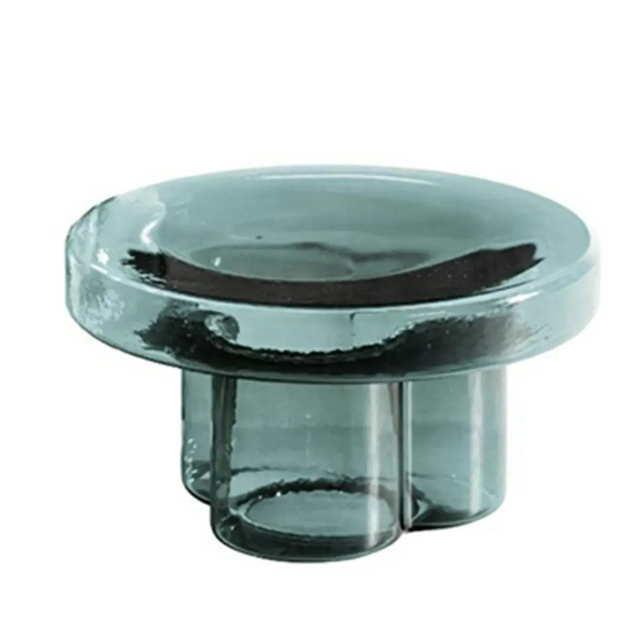 Stylish Glass Round Accent Side Table for Living Room