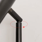 Industrial Black Plug In Wall Sconce with Adjustable Head