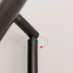 Industrial Black Plug In Wall Sconce with Adjustable Head