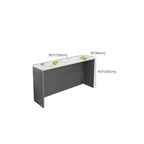 Elegance Stone Top Wood Sofa Bar Table for Living Room