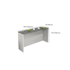 Elegance Stone Top Wood Sofa Bar Table for Living Room