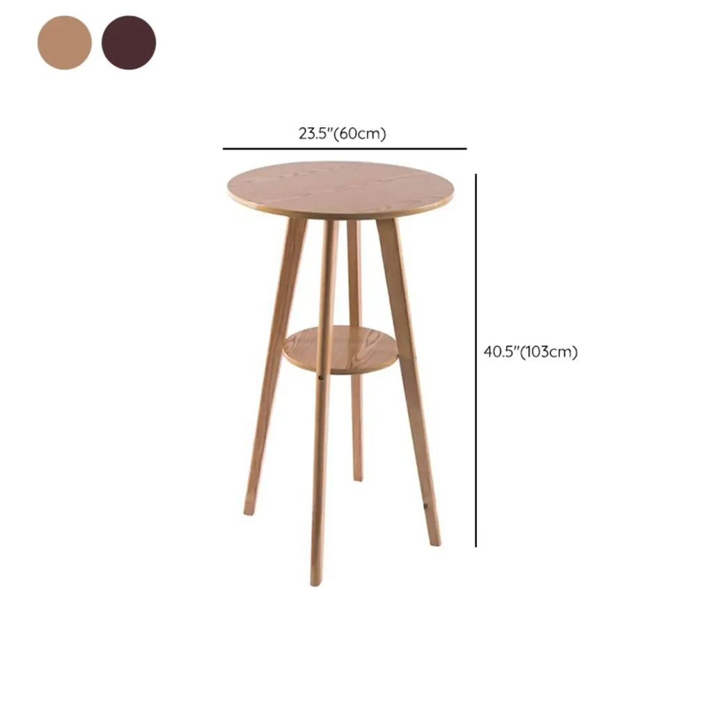 Modern Rubberwood Bar Table Non Adjustable Ideal for Home
