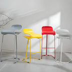 Acrylic Sleek Durable Backless Counter Height Bar Stool