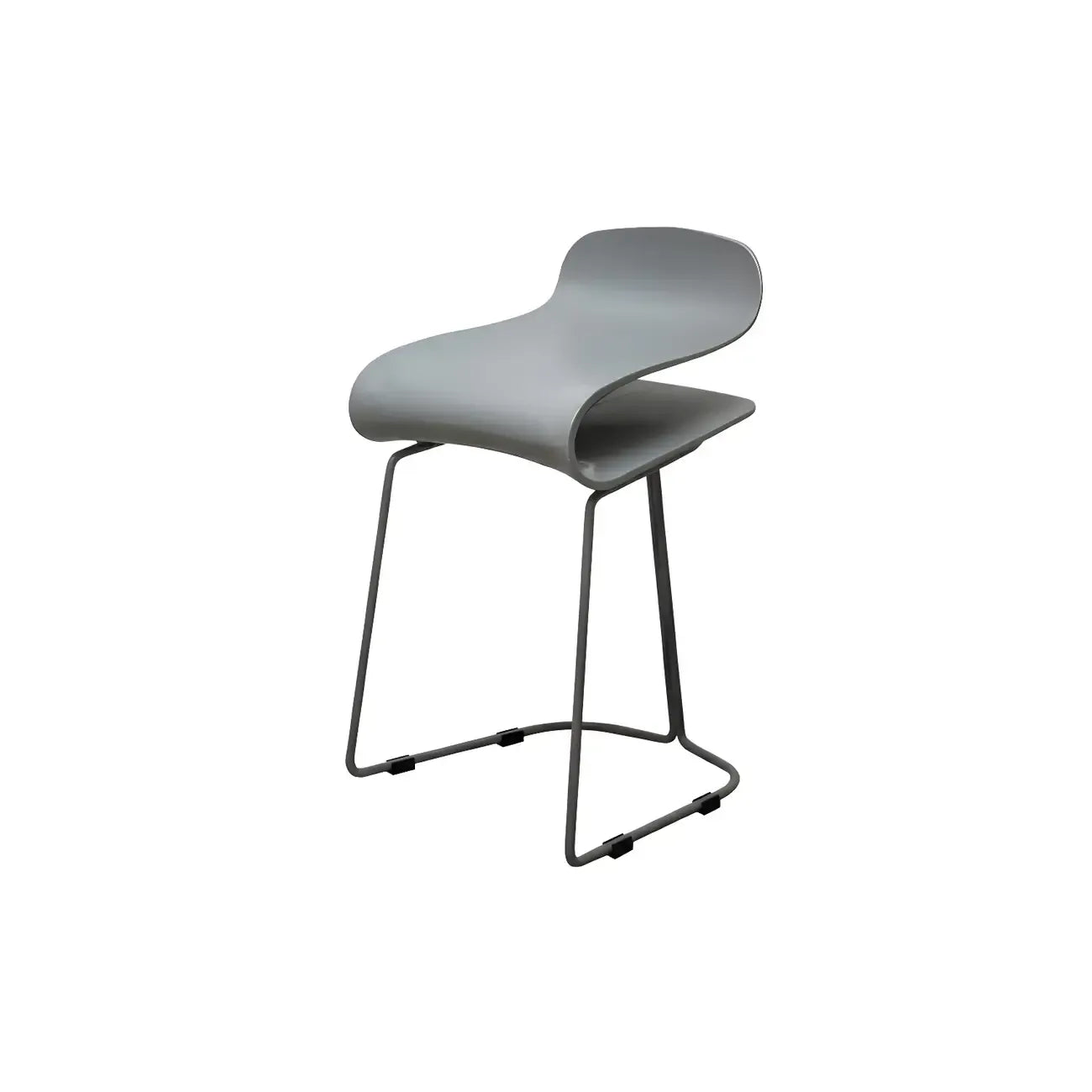 Acrylic Sleek Durable Backless Counter Height Bar Stool