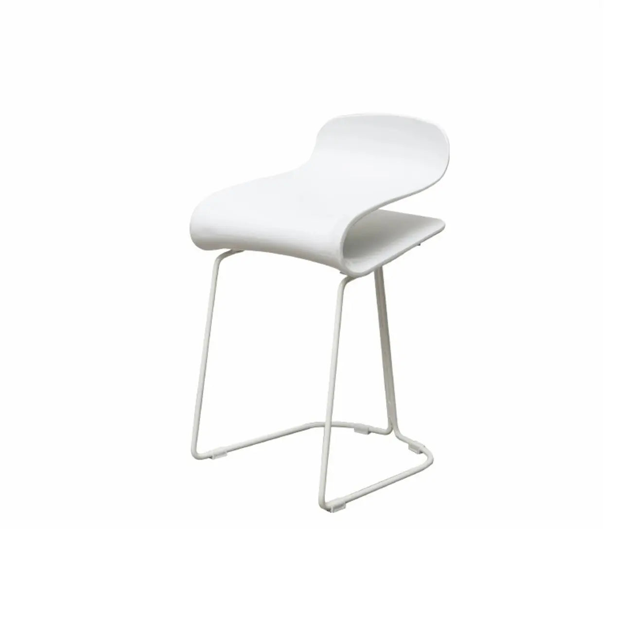 Acrylic Sleek Durable Backless Counter Height Bar Stool