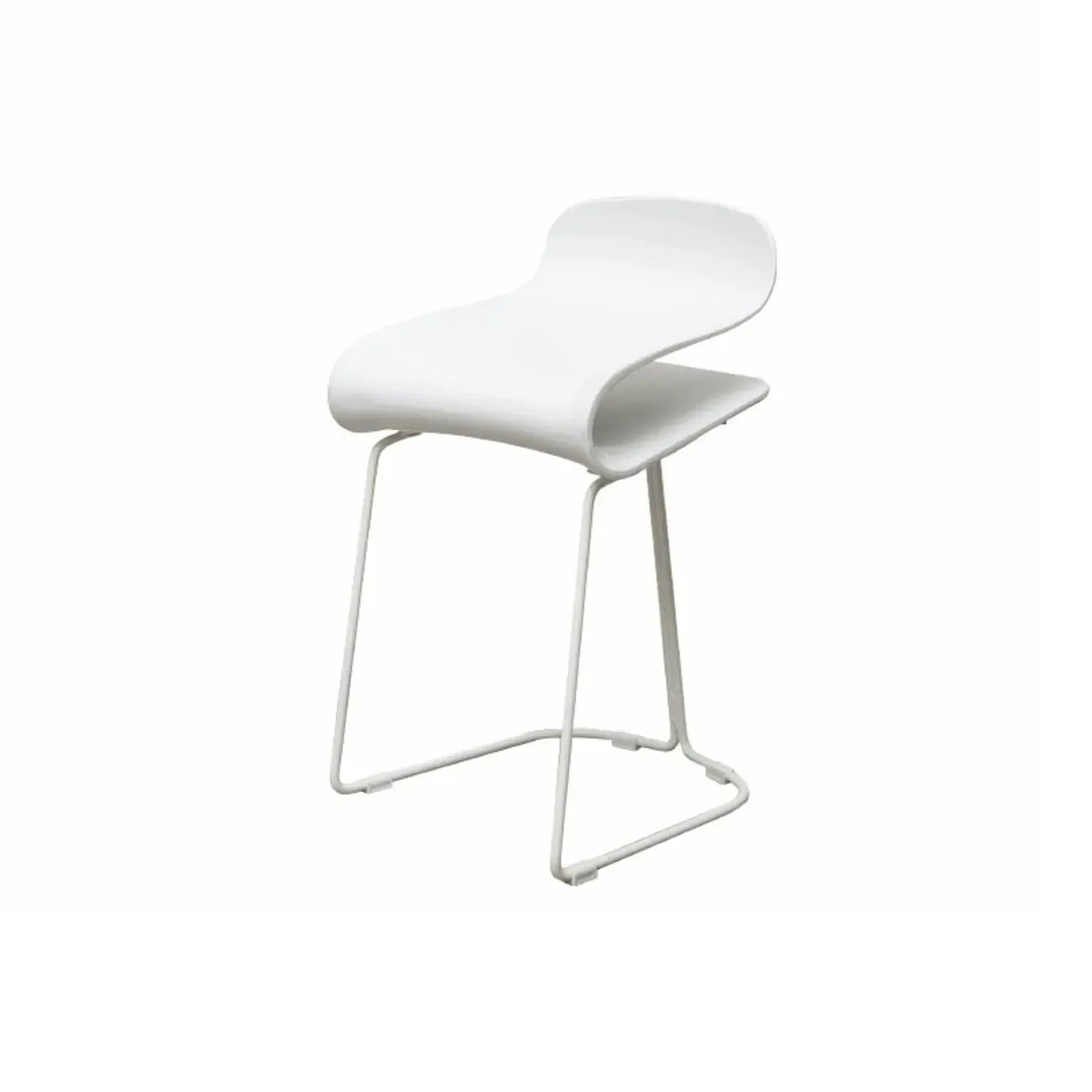 Acrylic Sleek Durable Backless Counter Height Bar Stool