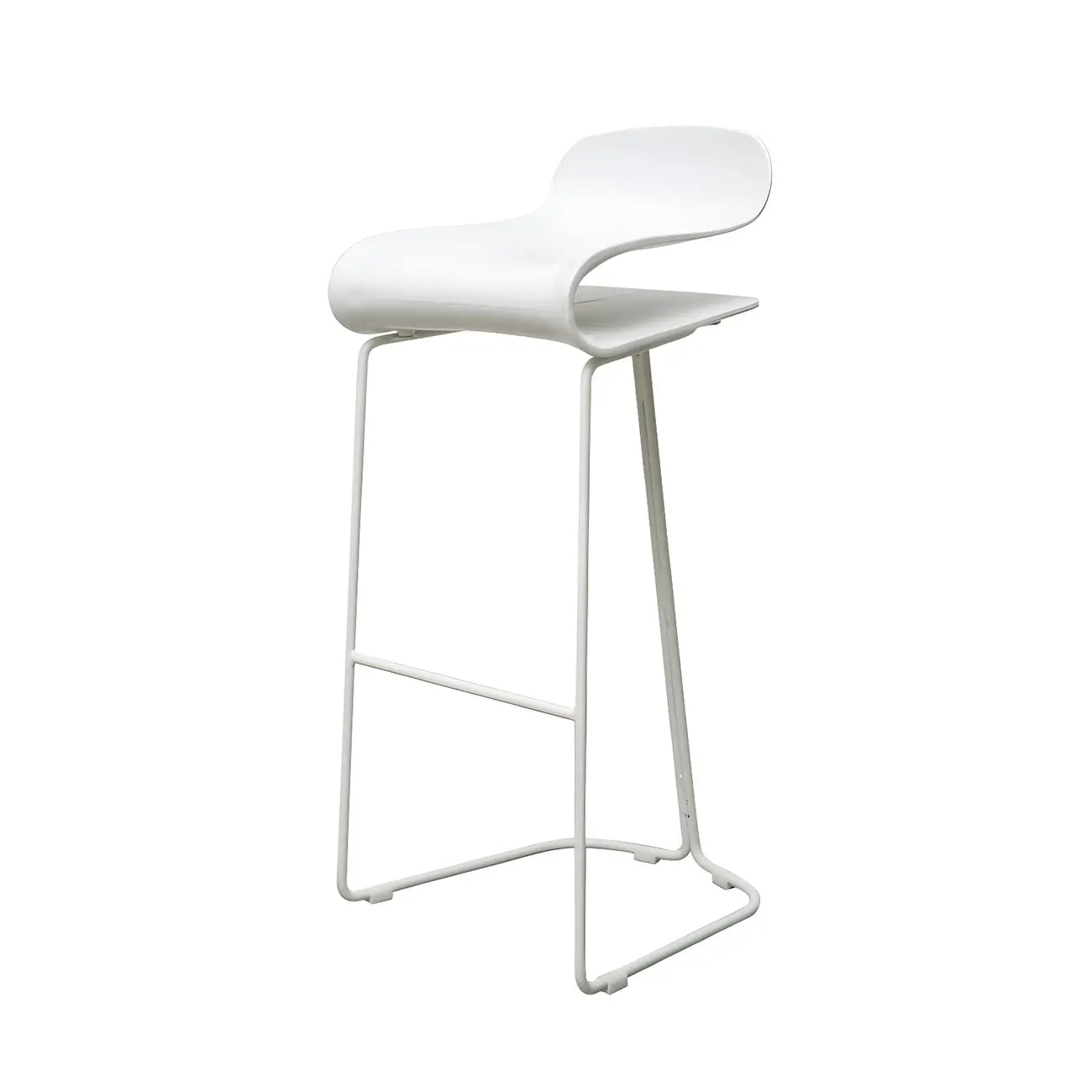 Acrylic Sleek Durable Backless Counter Height Bar Stool