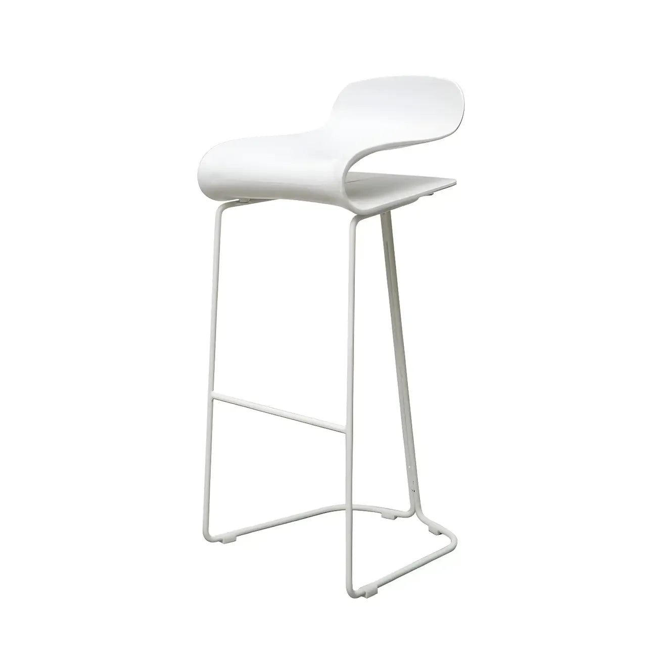 Acrylic Sleek Durable Backless Counter Height Bar Stool