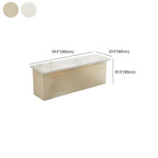 Modern White Faux Marble Wood Storage Bar Tables