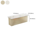 Modern White Faux Marble Wood Storage Bar Tables