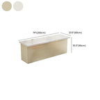 Modern White Faux Marble Wood Storage Bar Tables