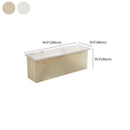 Modern White Faux Marble Wood Storage Bar Tables