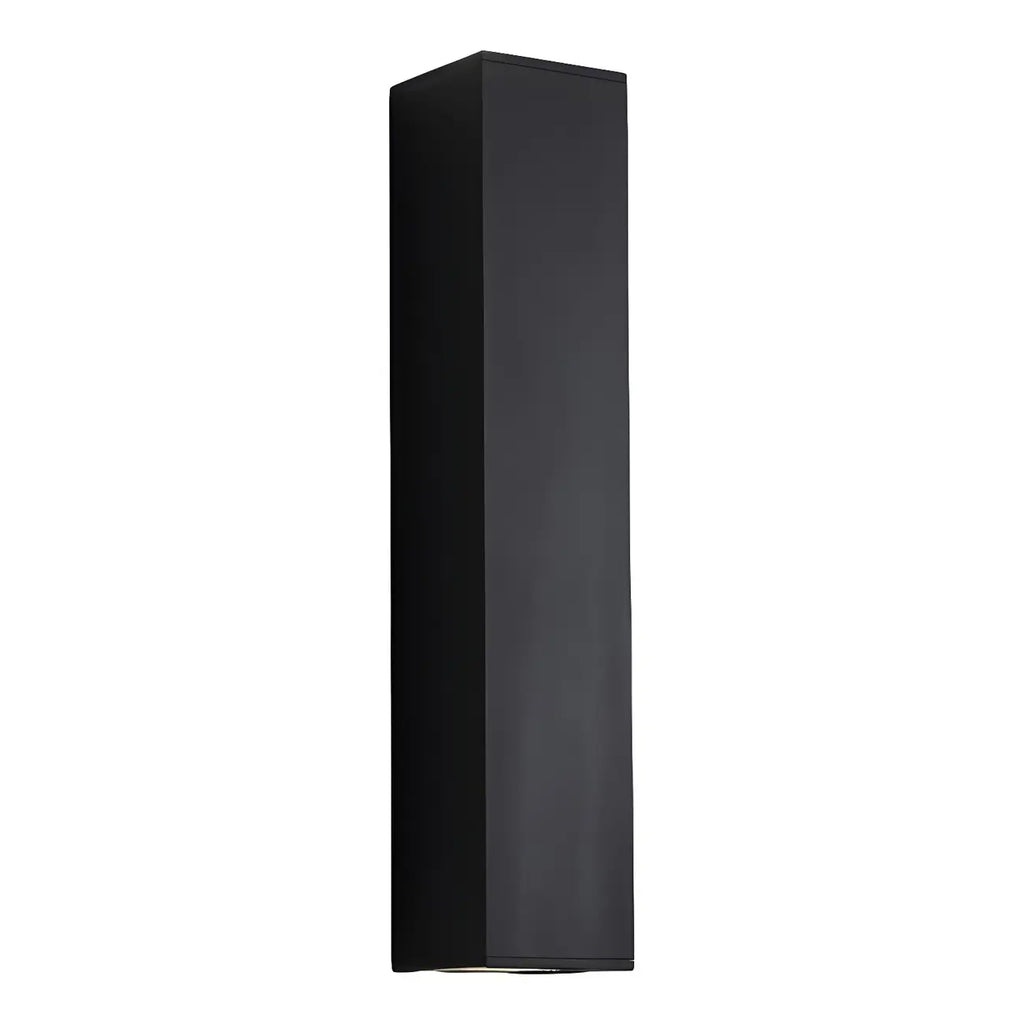 Black Modern Up & Down 2-Light Wall Sconce for Indoor