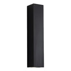 Black Modern Up & Down 2-Light Wall Sconce for Indoor